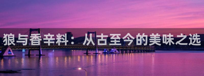 禁漫天堂哪里下载：狼与香辛料：从古至今的美味之选